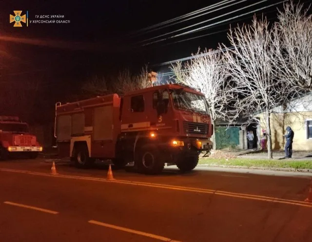 В Херсоне во время ликвидации пожара в доме спасатели обнаружили погибшего хозяина