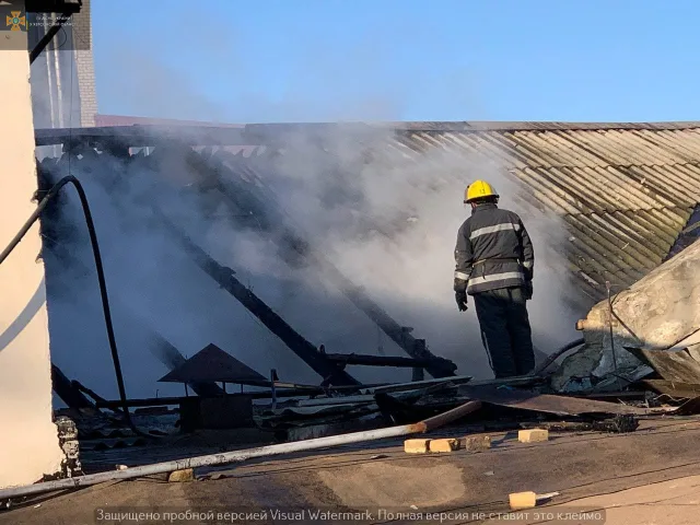 Пожар на хлебозаводе в Новой Каховке произошел из-за нарушения правил пожарной безопасности