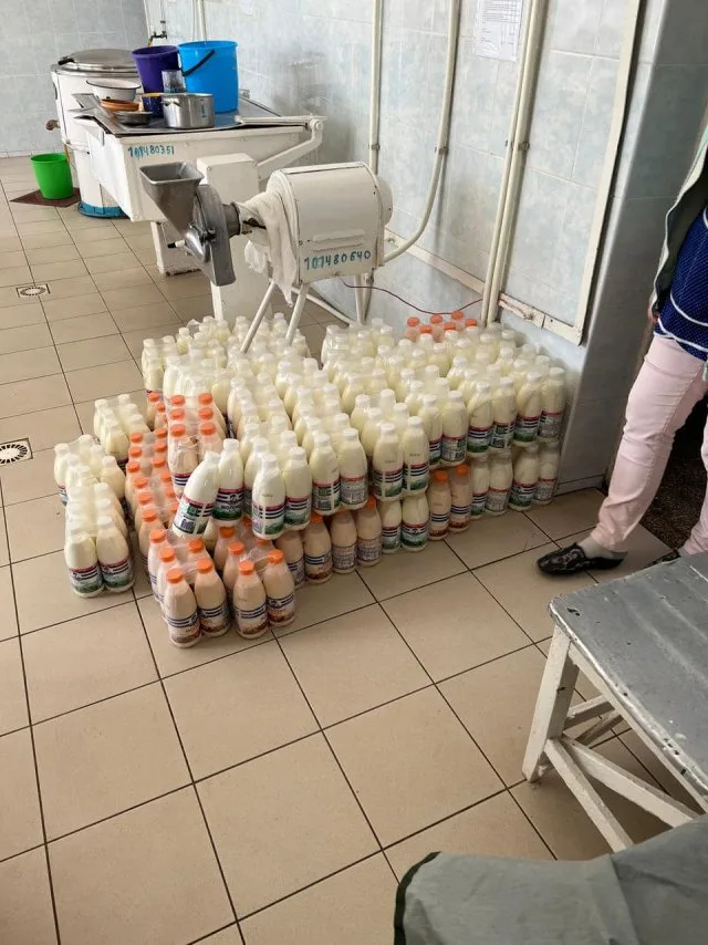 Херсонский «Данон» передал 20 тонн молочных продуктов в больницы города