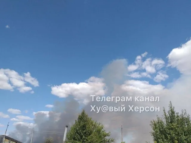 На Херсонщині горять виноградники
