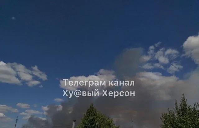 На Херсонщині горять виноградники