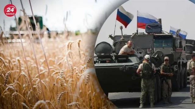 Окупанти на Півдні продовжують красти зерно й агітують “переписувати” на них землю
