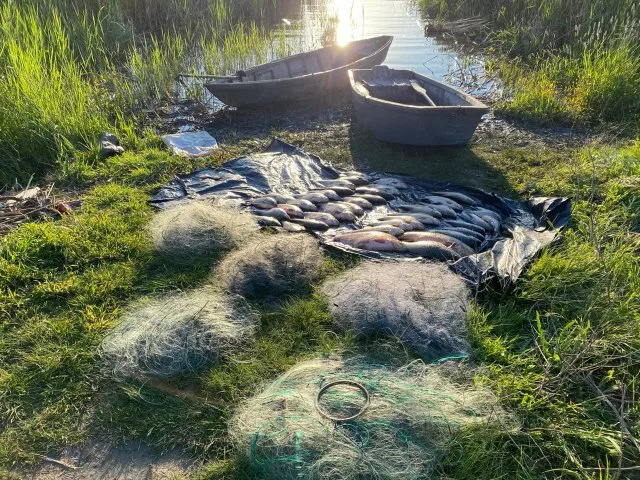 На Херсонщині працівники водної поліції затримали браконьєрів, які завдали збитків державі на понад 5 мільйонів гривень