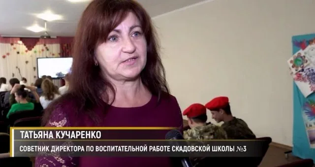 В окупованій скадовській школі учням розповідали про важливість служби в російській армії
