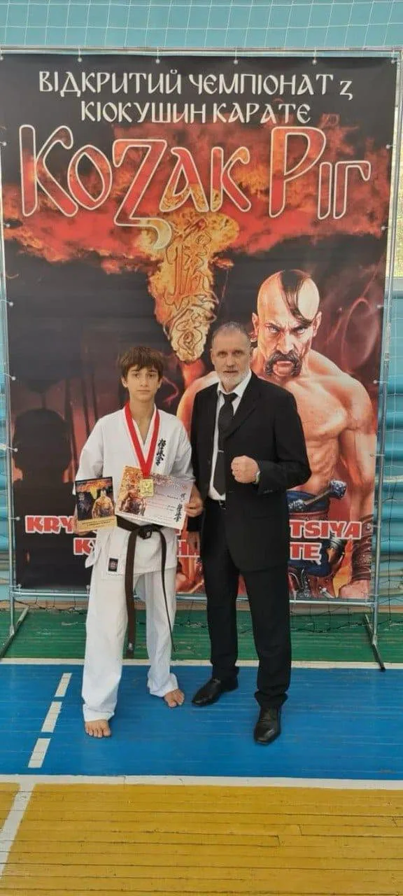Херсонський каратеїст здобув перемогу на Відкритому чемпіонаті Кіокушин Будо Карате “Козак Ріг”,