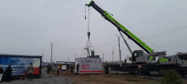 Благодійники встановили ще чотири мобільних укриття на Херсонщині