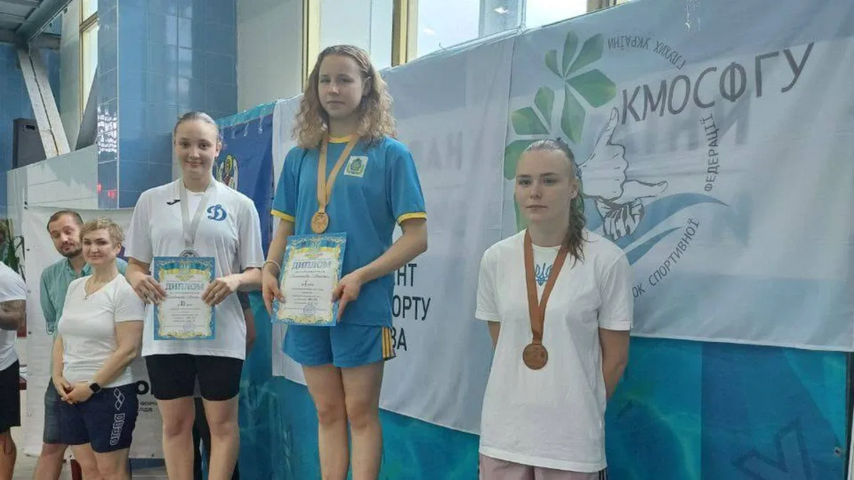 Плавчиня з Херсонської області виборола золото на чемпіонаті Київщини