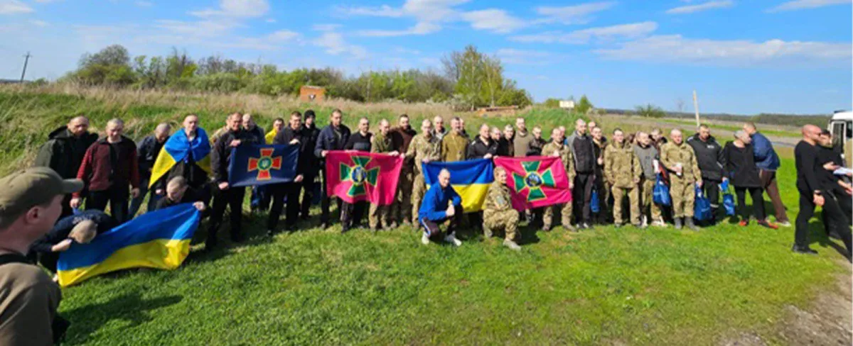 З російського полону звільнили 44 українців, серед них і ті, хто захищав Херсон