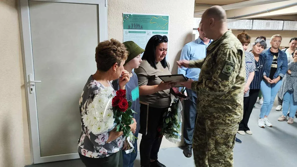 Дружині загиблого військового з Херсонщини передали орден «За мужність»